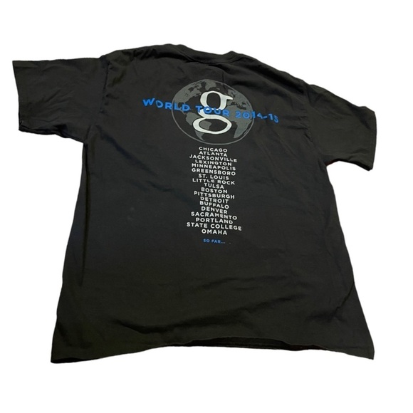 Garth Brooks World Tour 2014-2015 band T-shirt size large - Picture 2 of 6